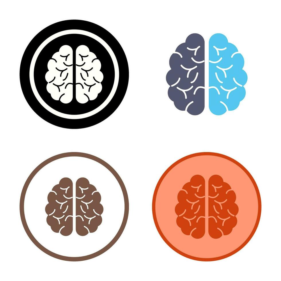 hersenen vector pictogram