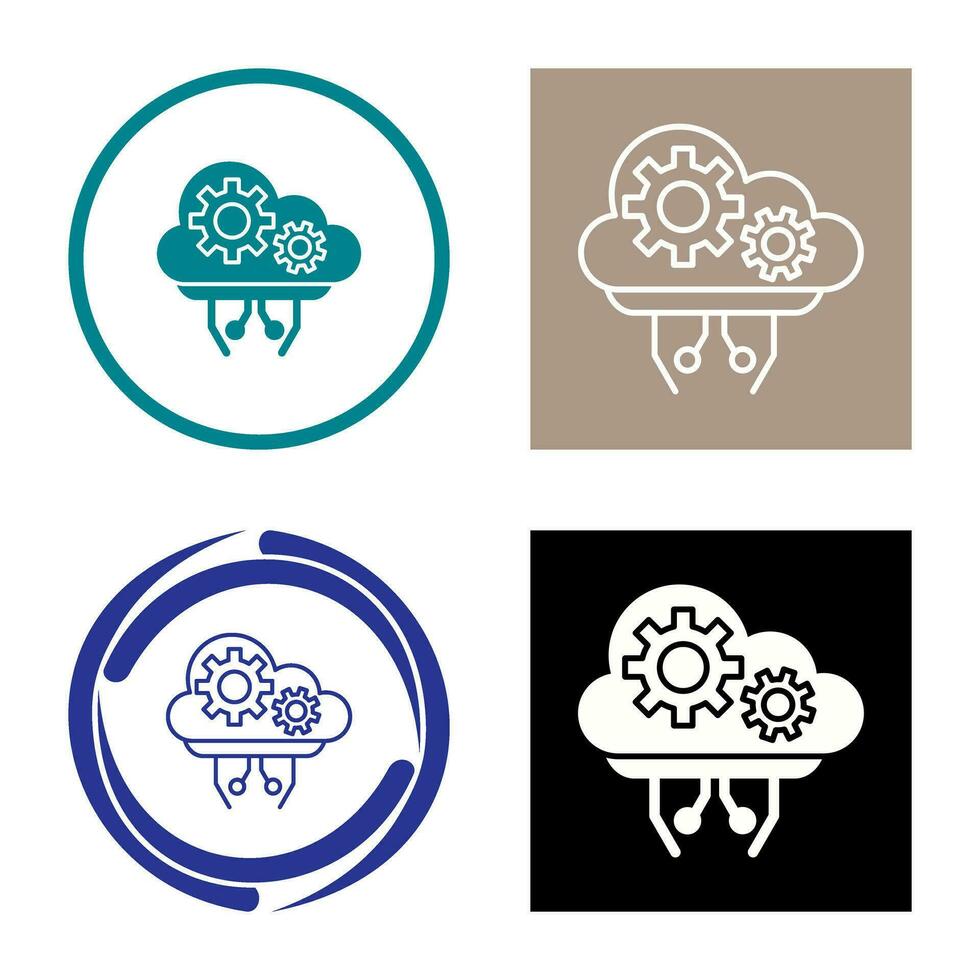 cloud computing vector icon