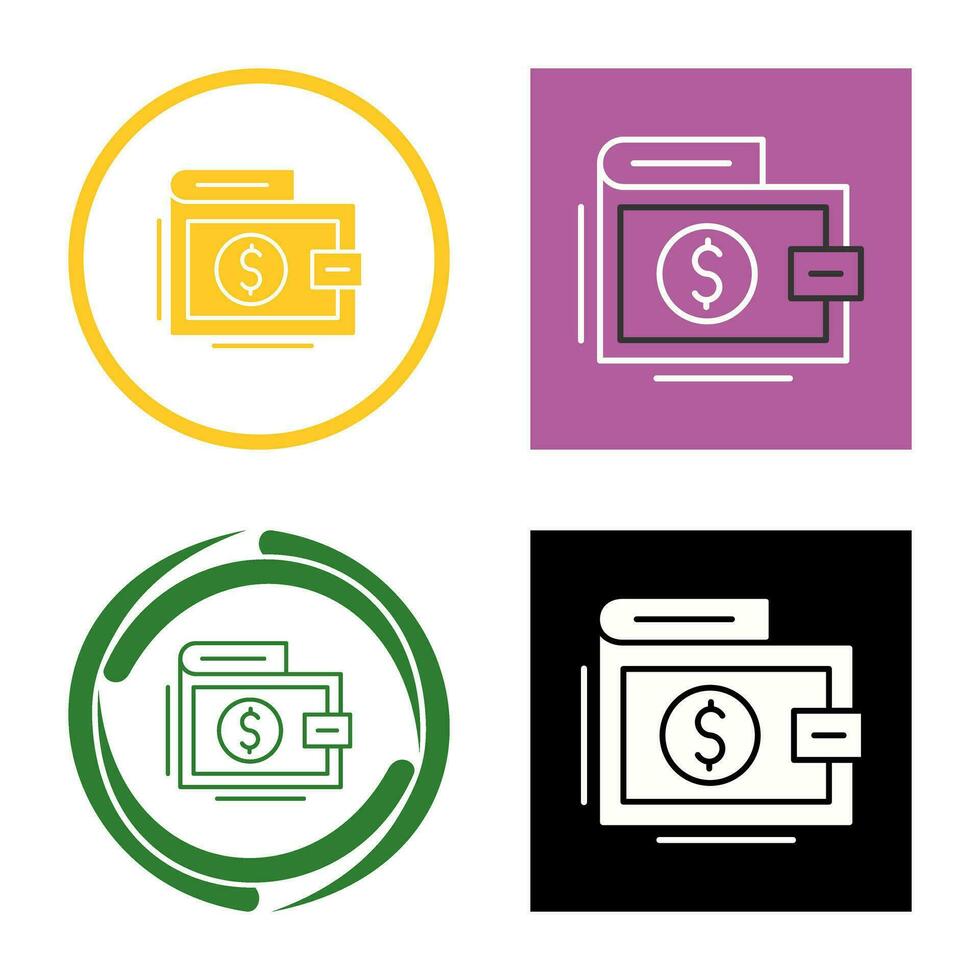 portemonnee vector pictogram