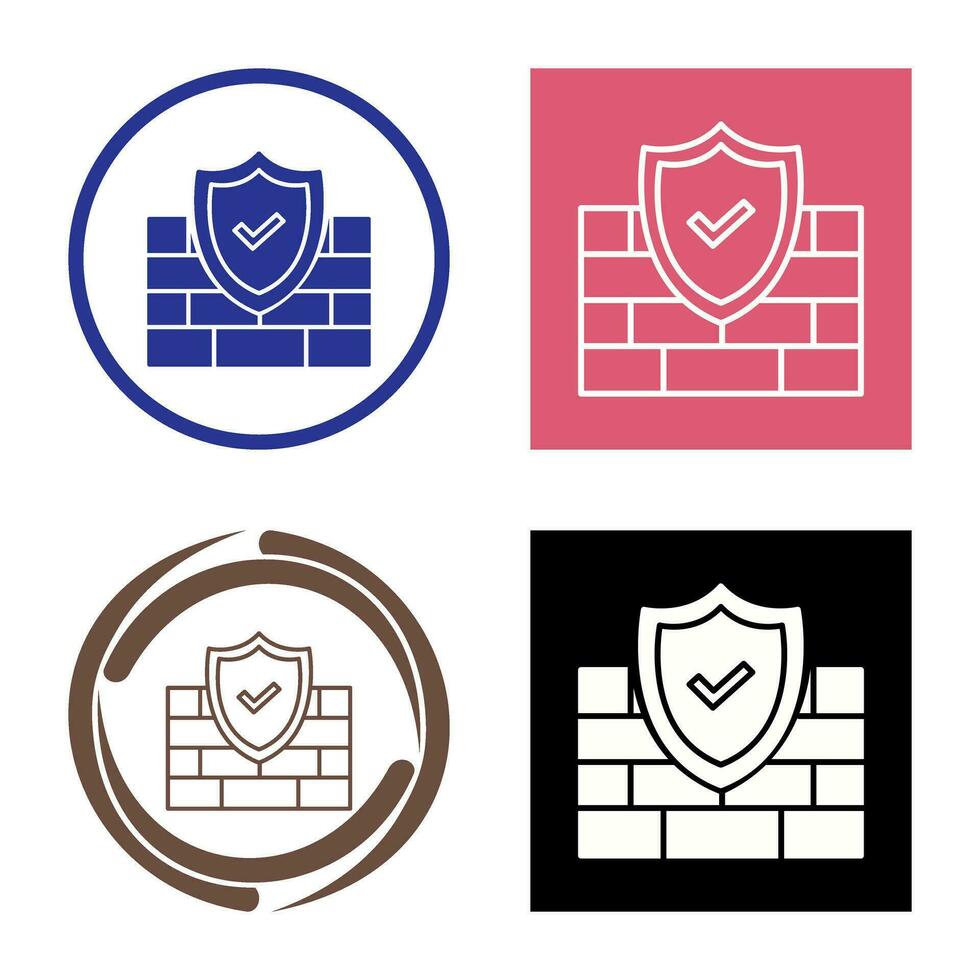 firewall vector pictogram