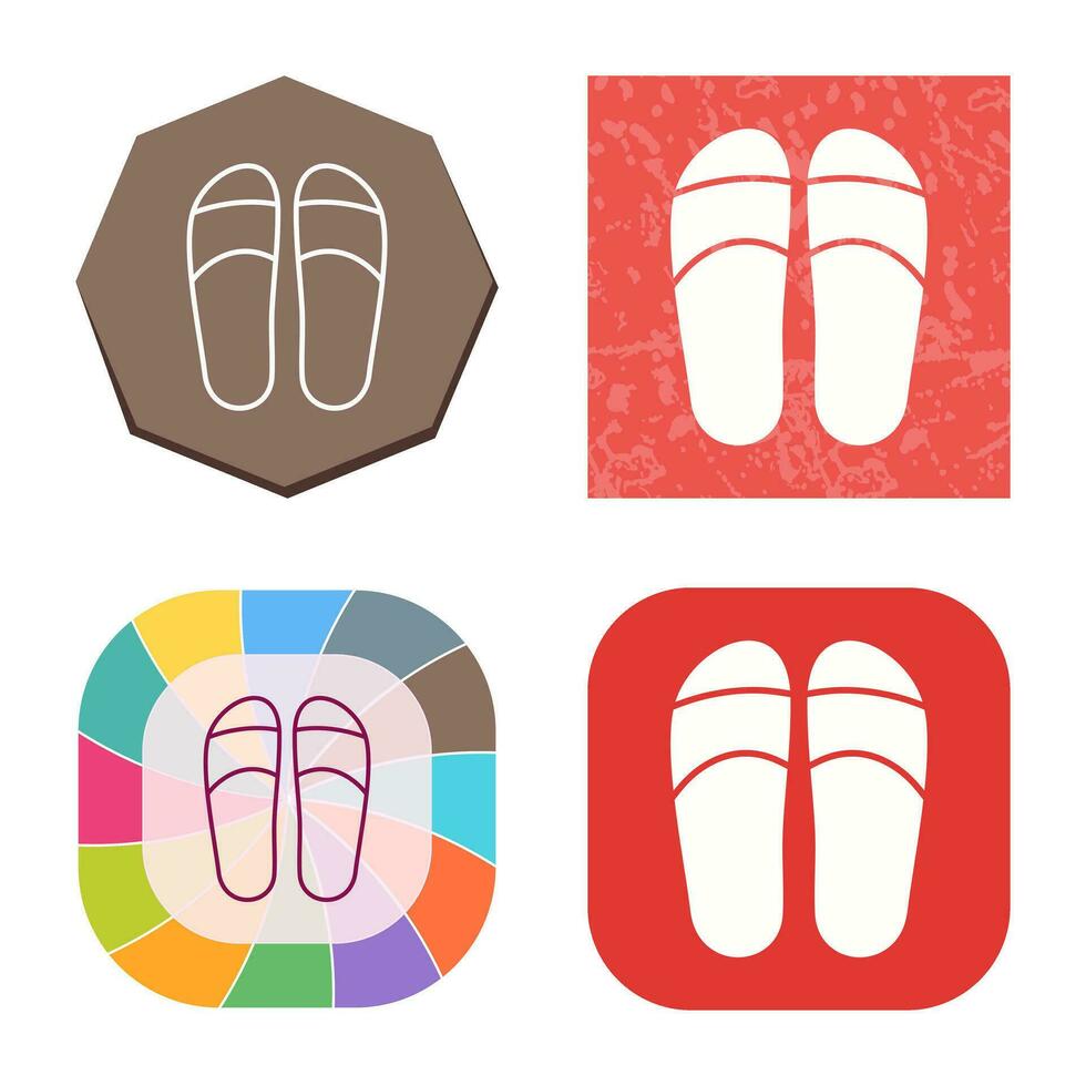 slippers vector icoon