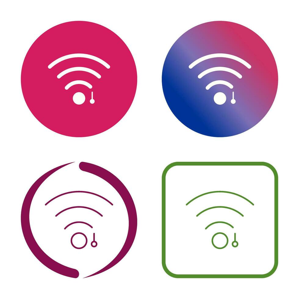 uniek Wifi teken vector icoon