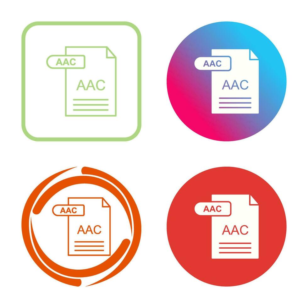 aac vector icoon