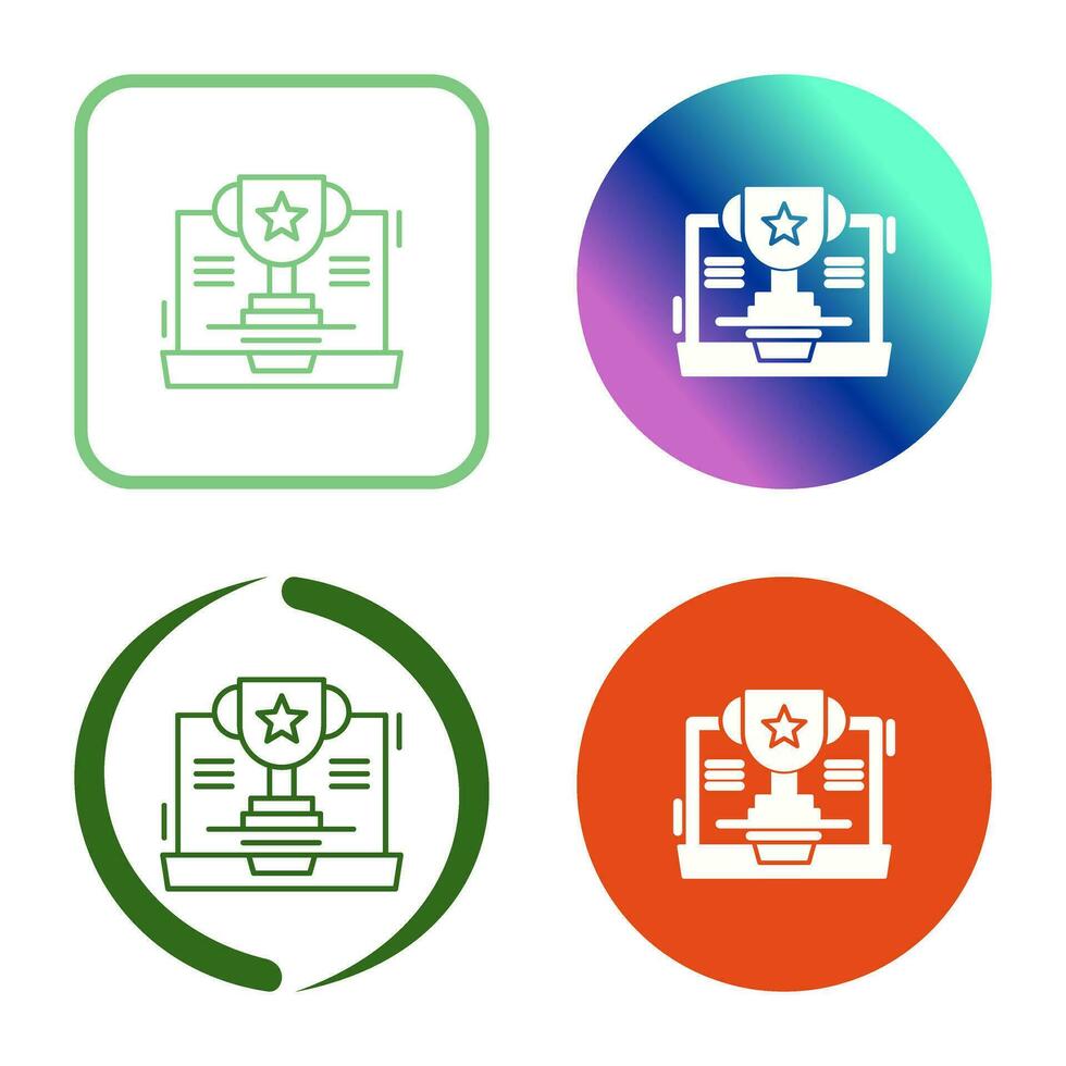 trofee vector pictogram