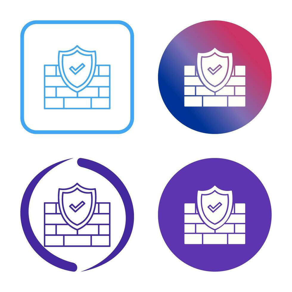 firewall vector pictogram