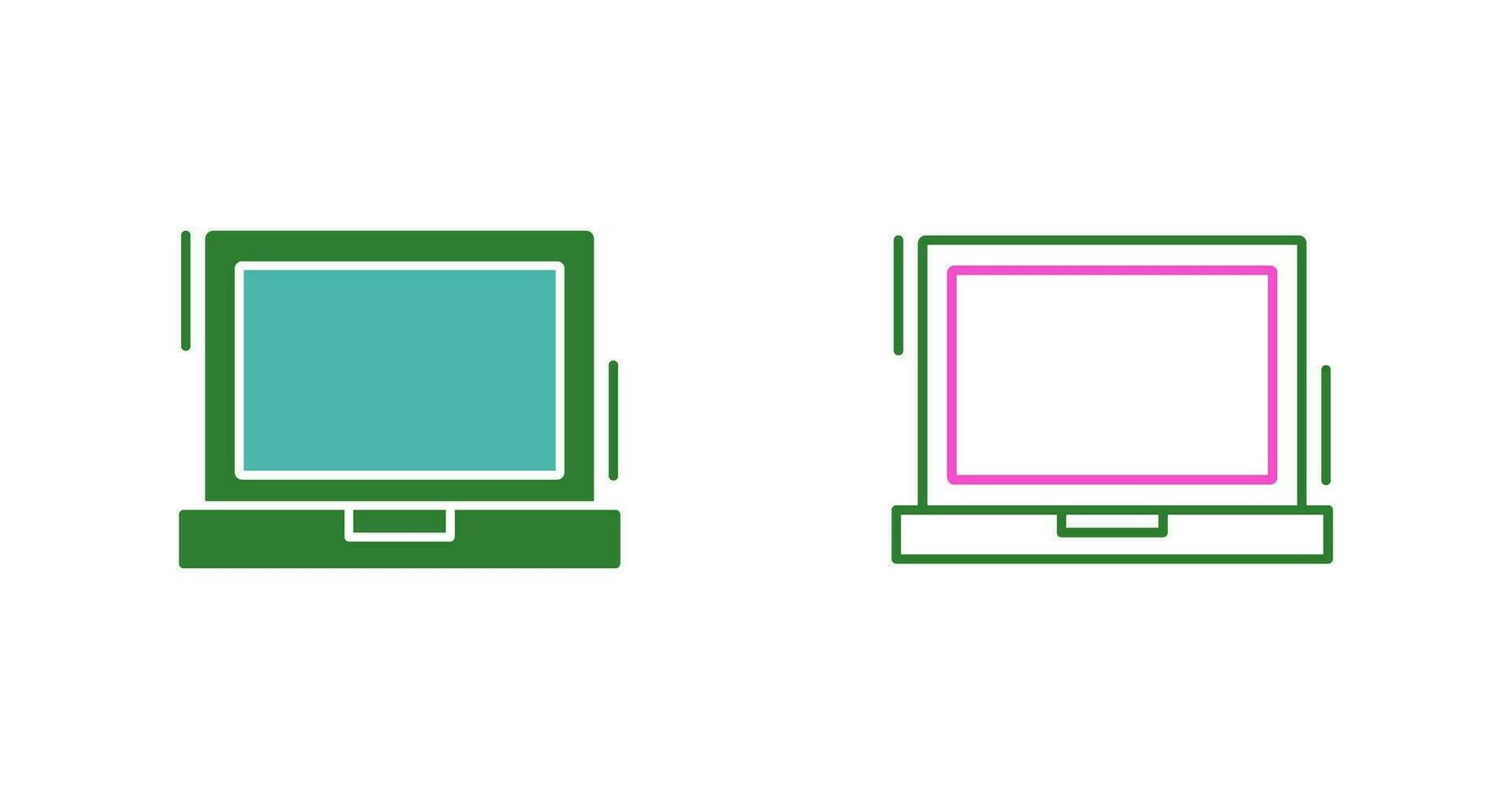 laptop vector pictogram