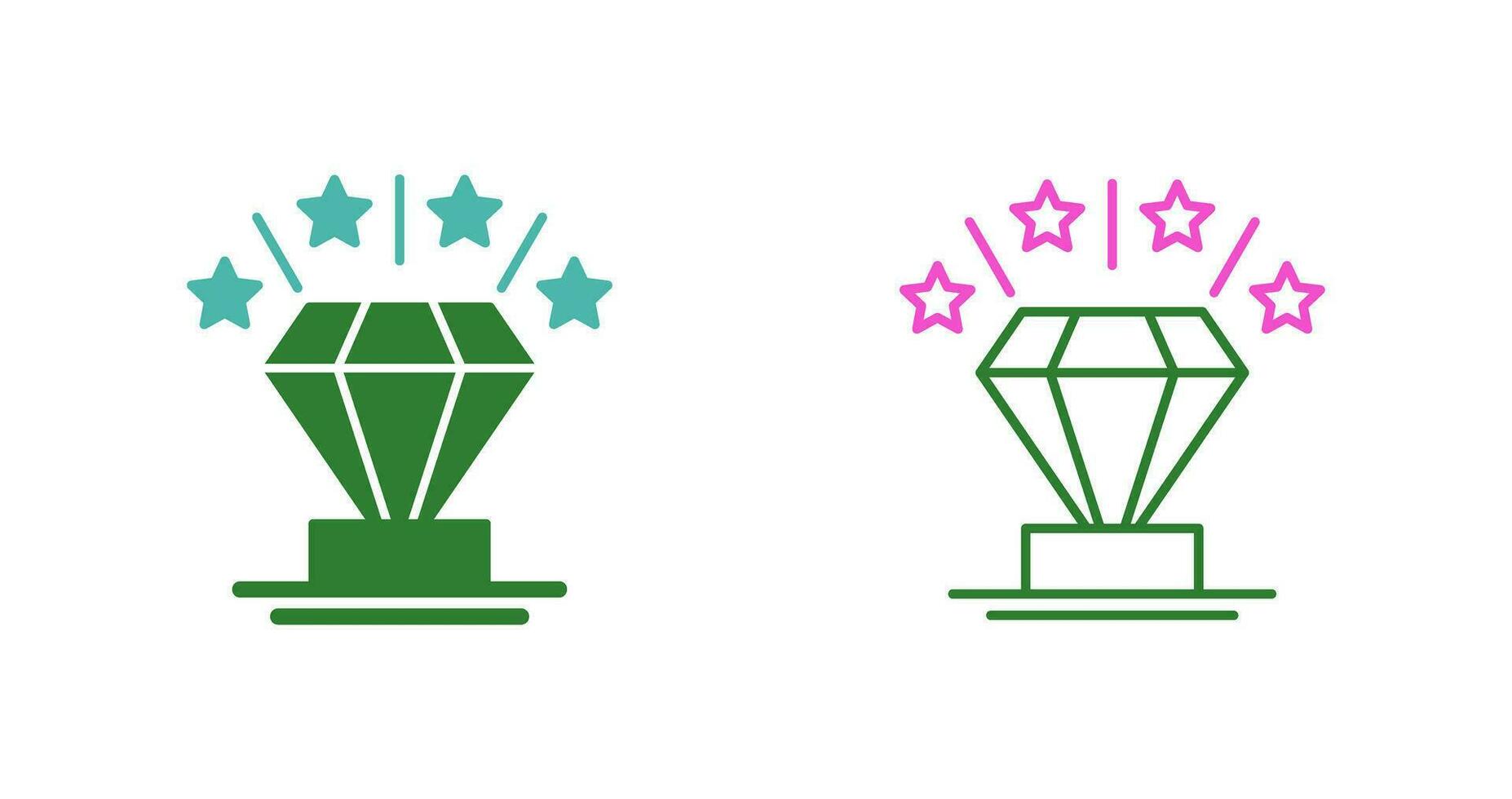 diamant vector pictogram