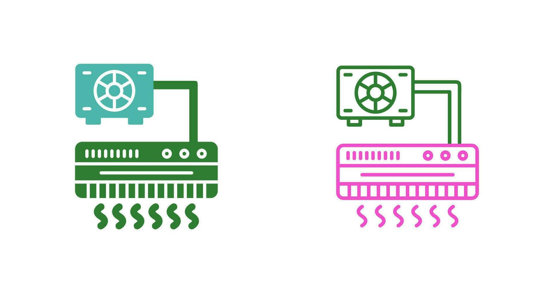 airconditioner vector pictogram