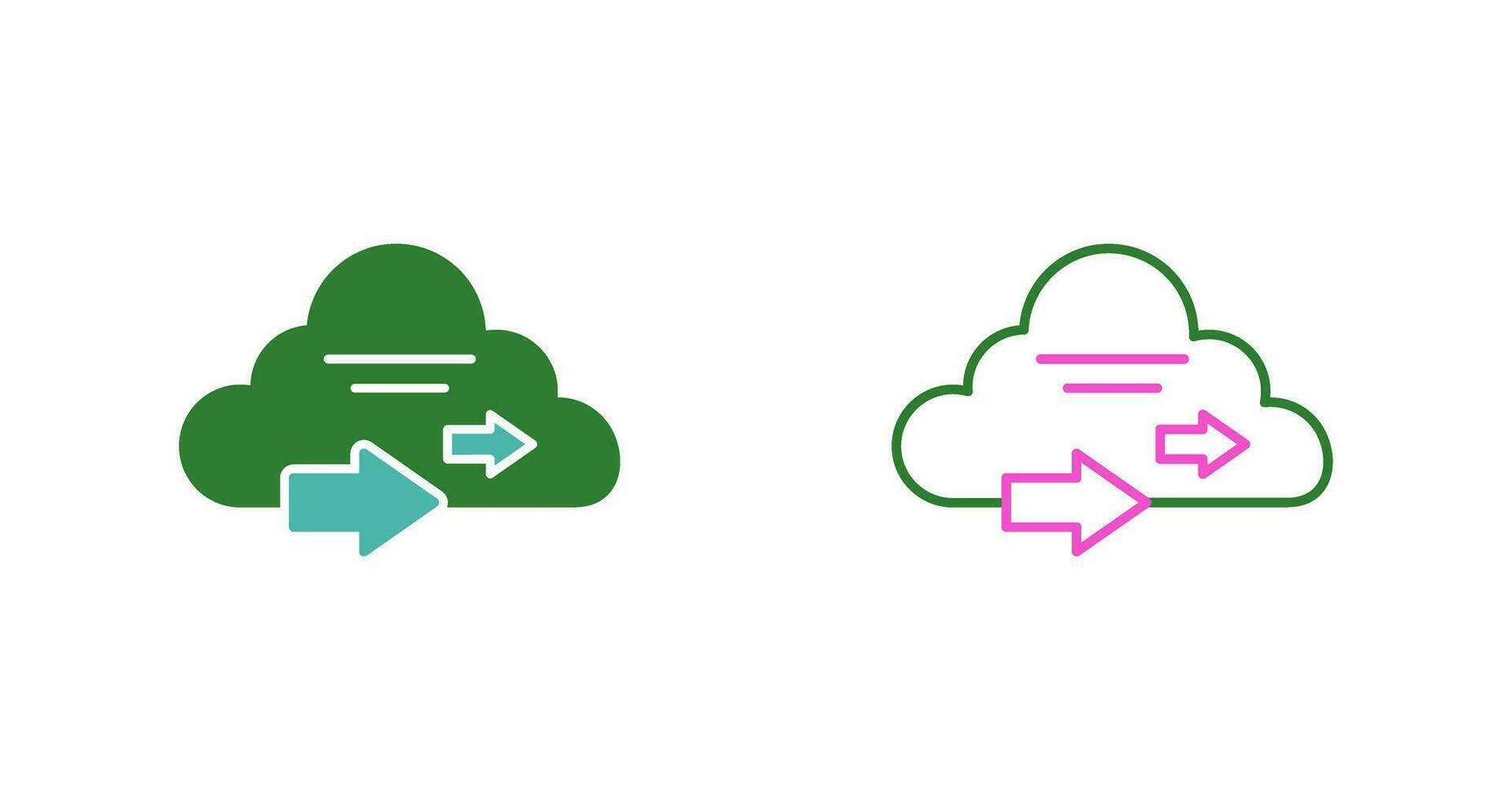 cloud computing vector icon