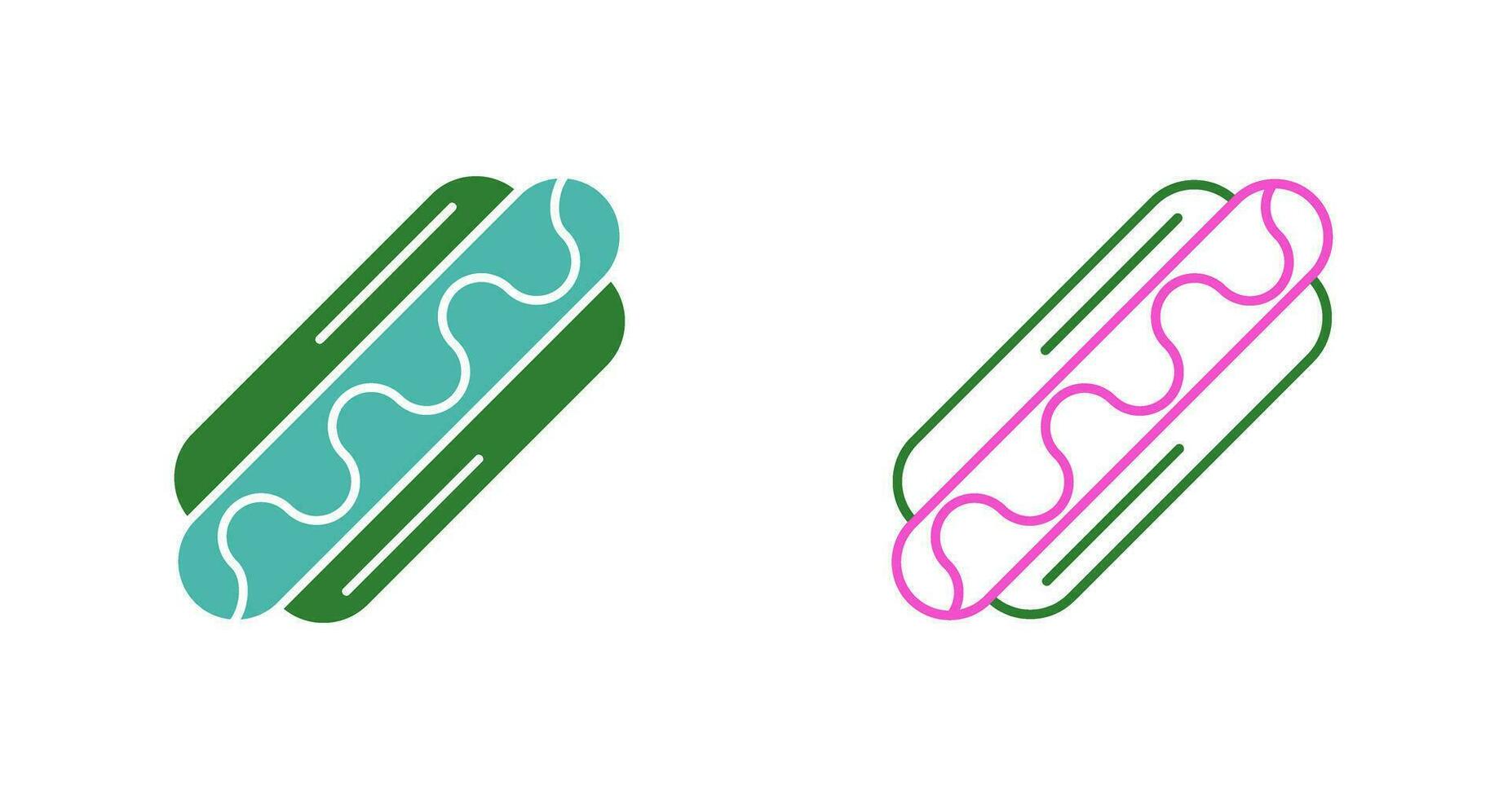 hotdog vector pictogram