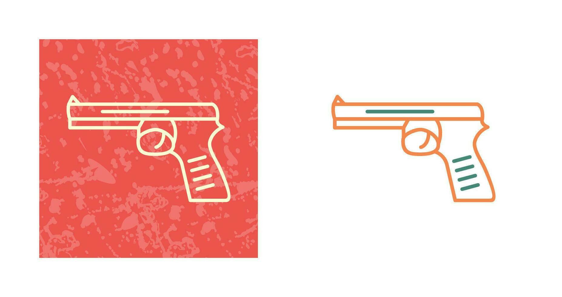 uniek pistool vector icoon