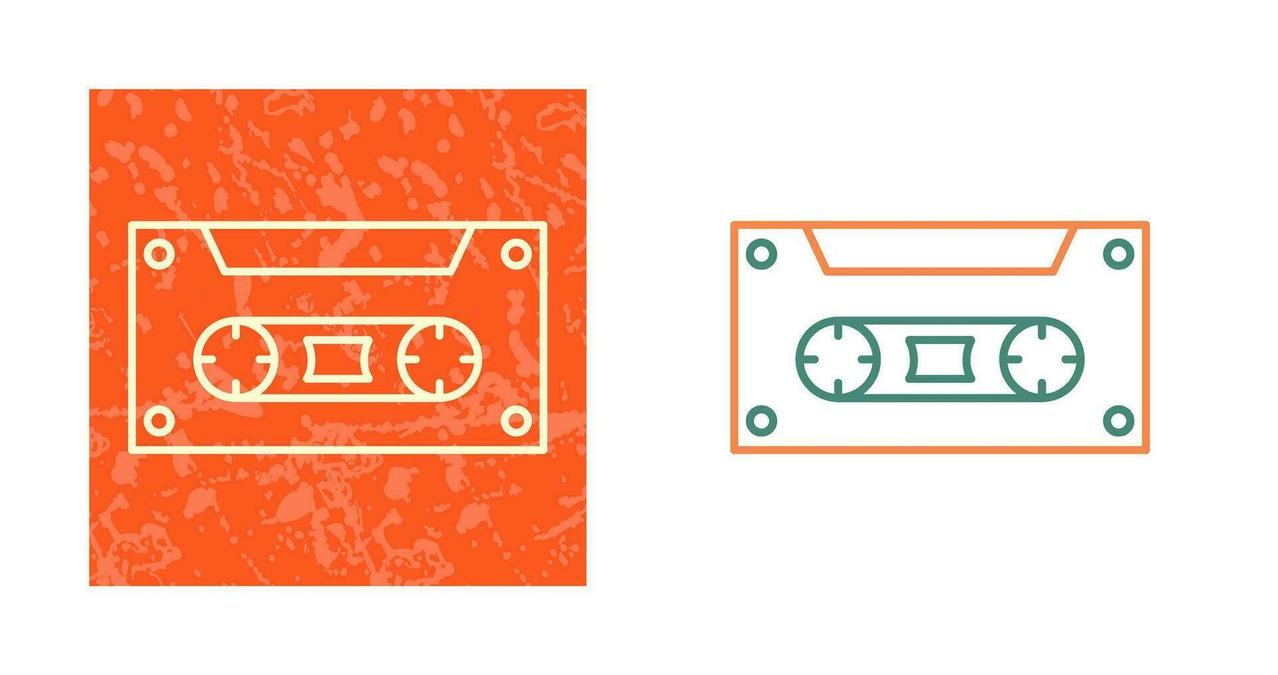 casette vector icoon