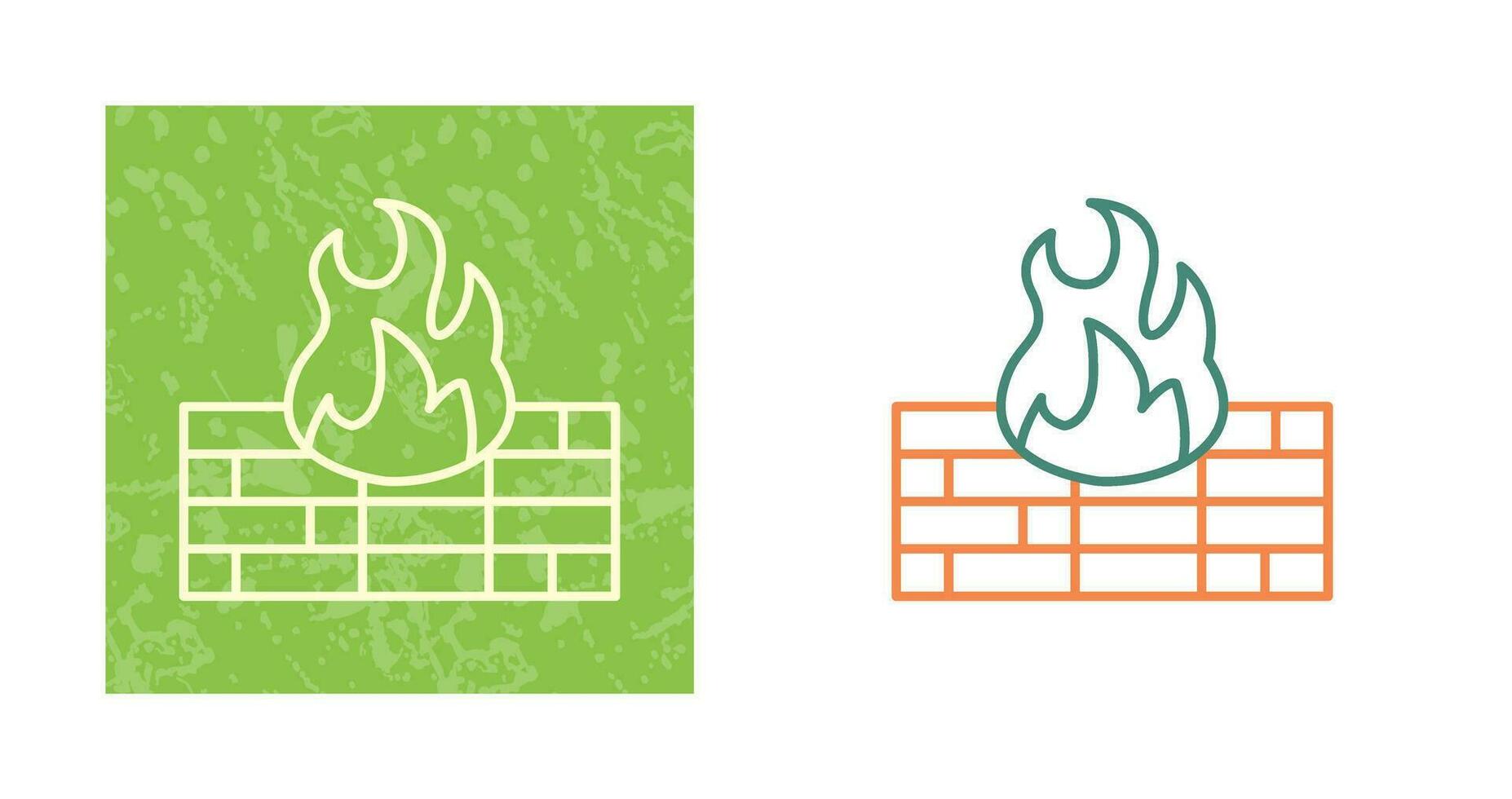 firewall vector pictogram