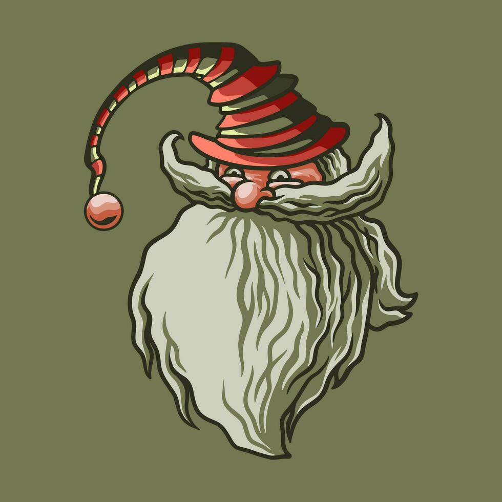 de kerstman claus mascotte Super goed illustratie voor uw branding bedrijf vector