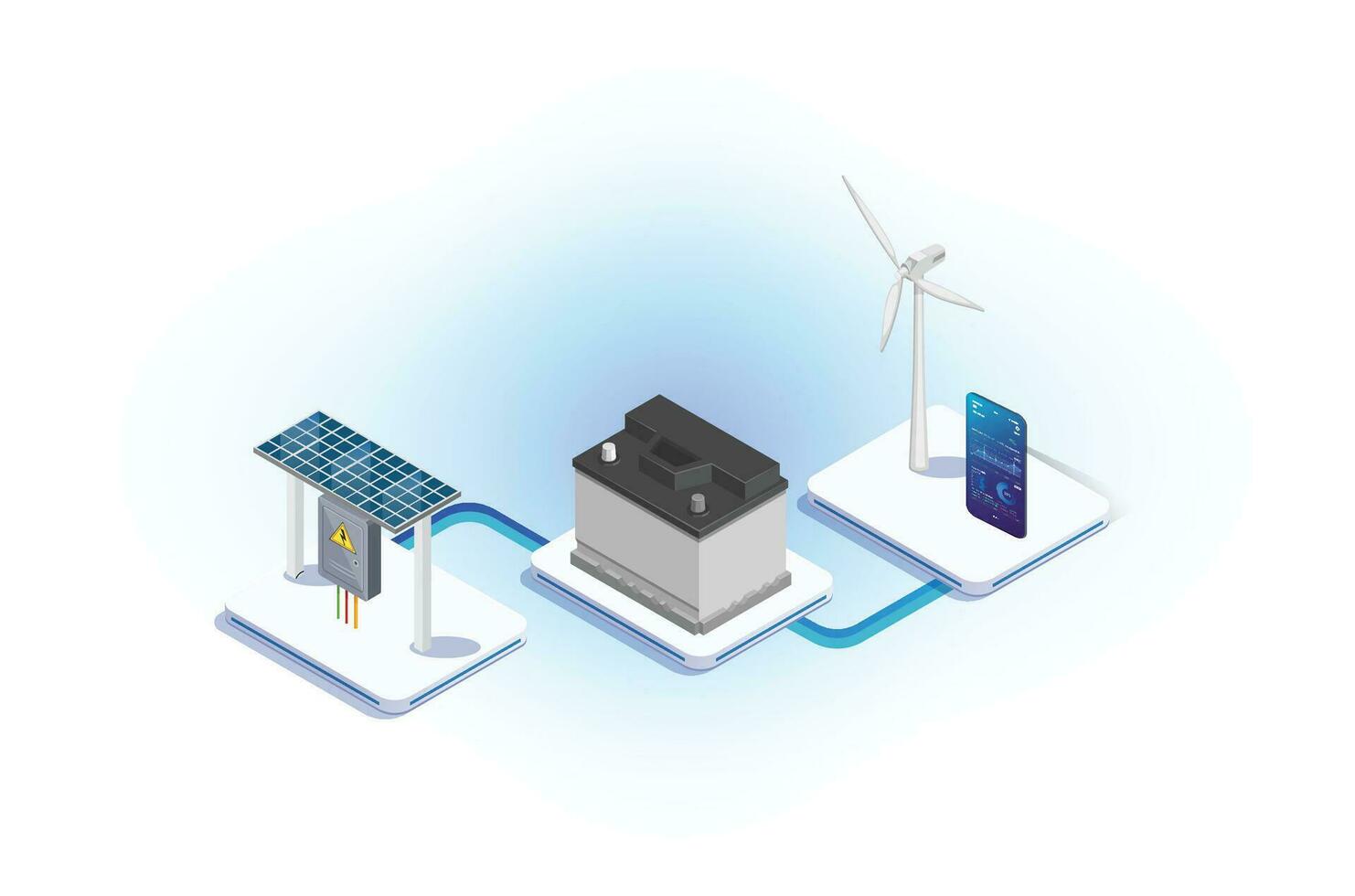 modern isometrische illustratie van een huis gebruik makend van zonne- panelen met hernieuwbaar energie. geschikt voor diagrammen, spel Bedrijfsmiddel, en andere Bedrijfsmiddel vector