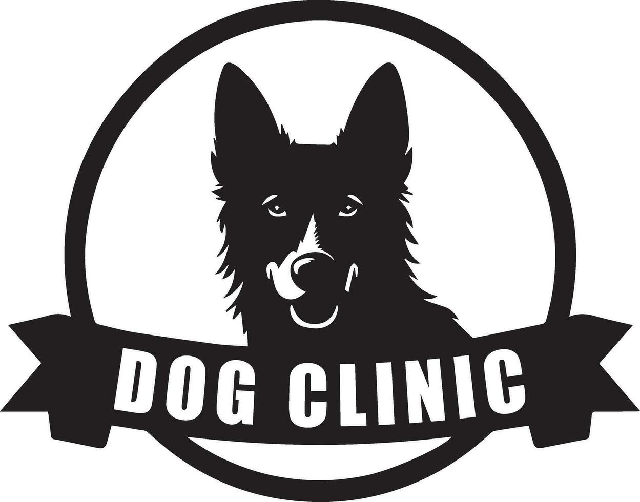 hond kliniek vector logo illustratie 6