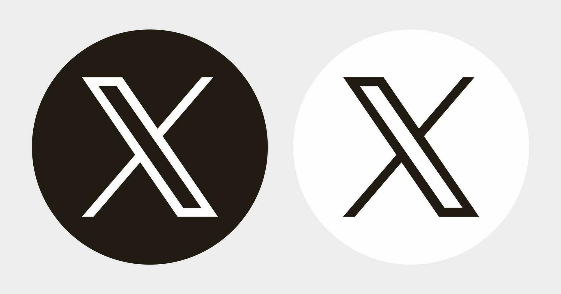 x, nieuw twitter logo vector