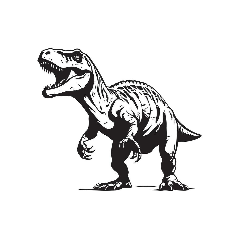 t rex dinosaurus beeld vector