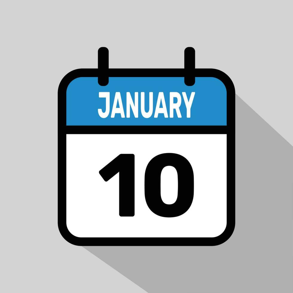 vector kalender maart 10 illustratie achtergrond ontwerp.