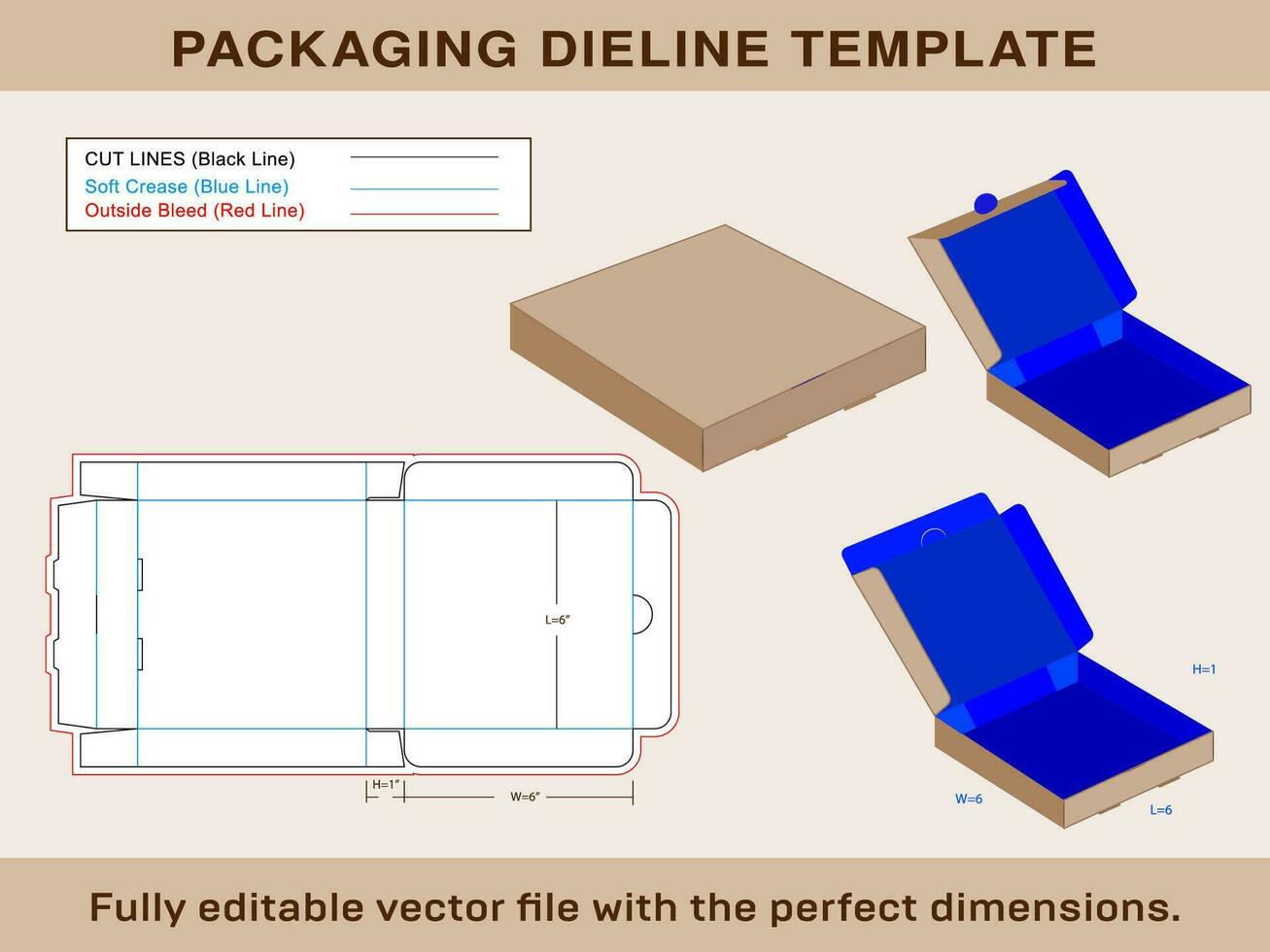 pizza doos, geschenk doos, opslagruimte doos, dieline sjabloon vector