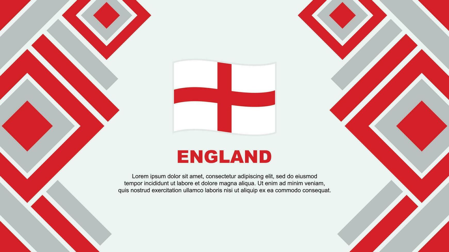 Engeland vlag abstract achtergrond ontwerp sjabloon. Engeland onafhankelijkheid dag banier behang vector illustratie. Engeland