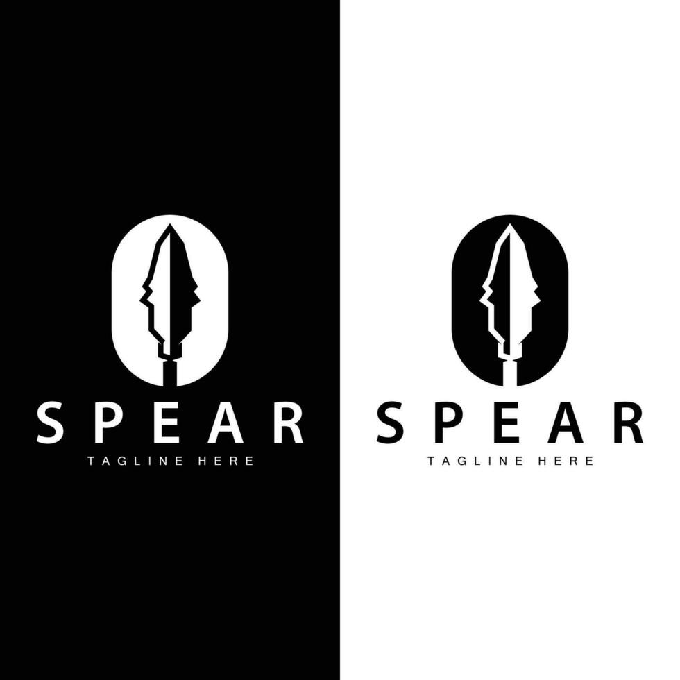 speer logo oud wijnoogst rustiek gemakkelijk ontwerp bedrijf merk speer pijl vector