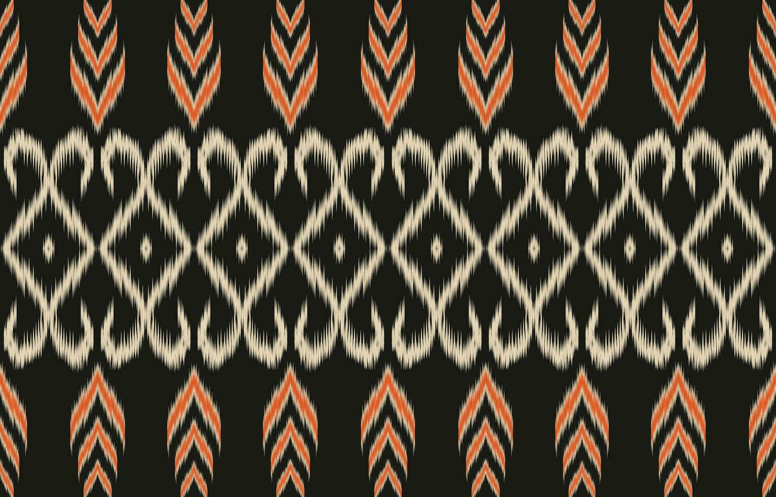 etnisch abstract ikat kunst. aztec ornament afdrukken. meetkundig etnisch patroon naadloos kleur oosters. ontwerp voor achtergrond ,gordijn, tapijt, behang, kleding, inpakken, batik, vector illustratie.