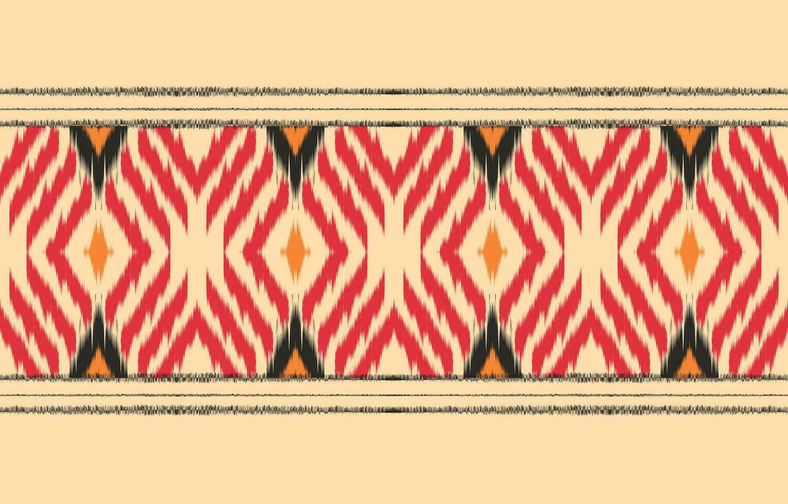 etnisch abstract ikat kunst. aztec ornament afdrukken. meetkundig etnisch patroon naadloos kleur oosters. ontwerp voor achtergrond ,gordijn, tapijt, behang, kleding, inpakken, batik, vector illustratie.