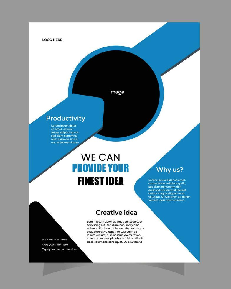 folder ontwerp, brochure, banier vector