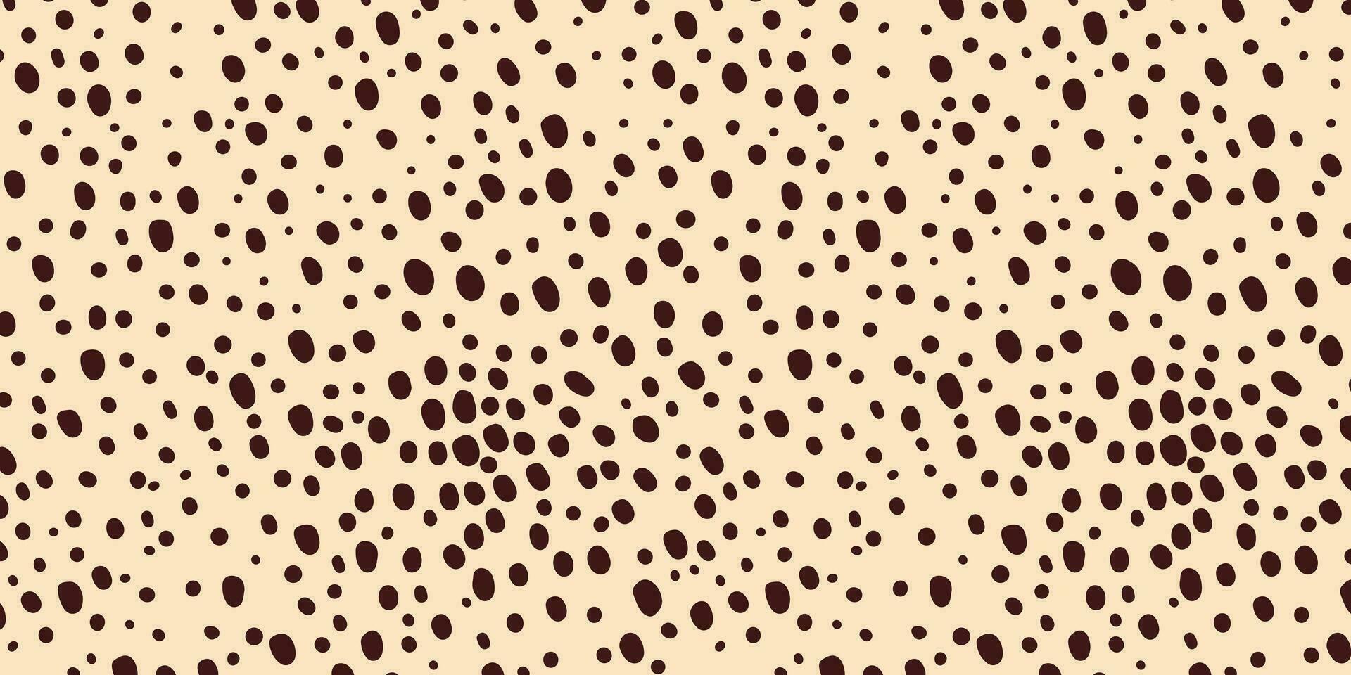 naadloos patroon met luipaard kleur. abstract cirkels van verschillend vormen, getrokken door hand. vector dier achtergrond.