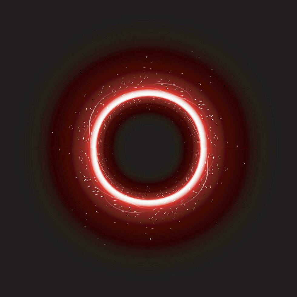 rood licht cirkel vector