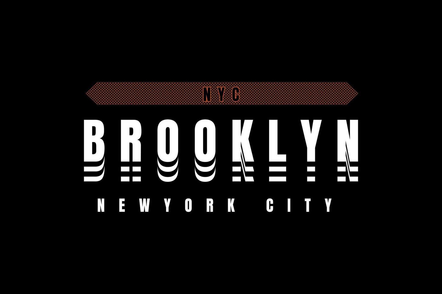 brooklyn, t-shirtmodel vector