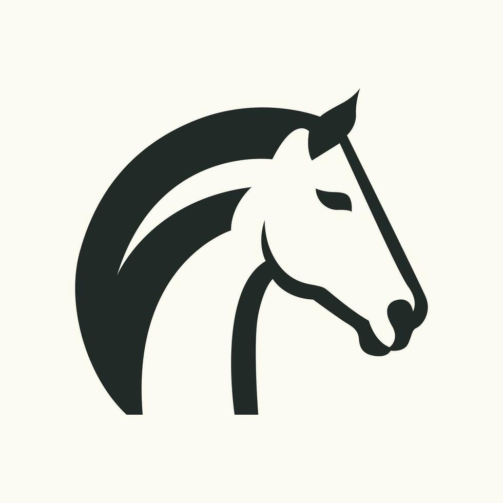 galop in elegantie met onze vector paard icoon logo. een symbool van sterkte en elegantie, perfect voor toevoegen een tintje van majestueus flair naar uw merk.