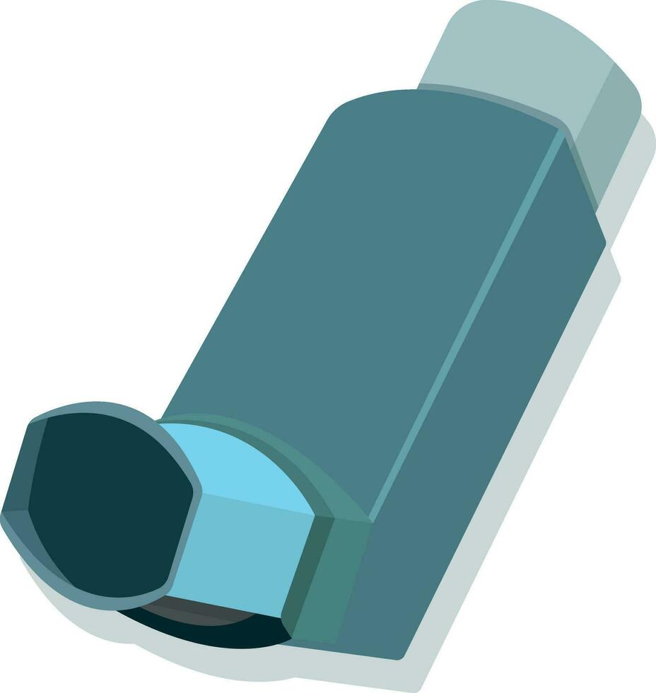 inhalator geïsoleerd Aan wit achtergrond vector illustratie