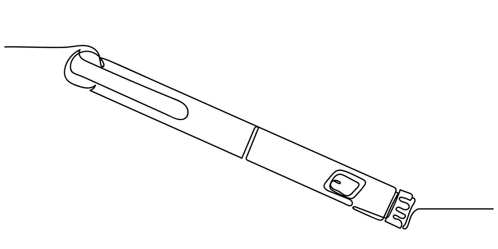 wereld diabetes dag in november. glucometer en lancet lijn kunst. vector