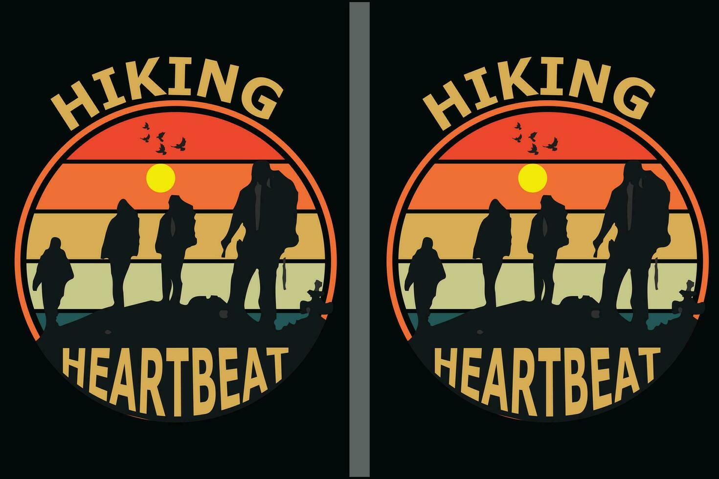 wandelen creatief t-shirt vector ontwerp, citaten over hiking, wijnoogst wandelen t shirt, hiking, camping,