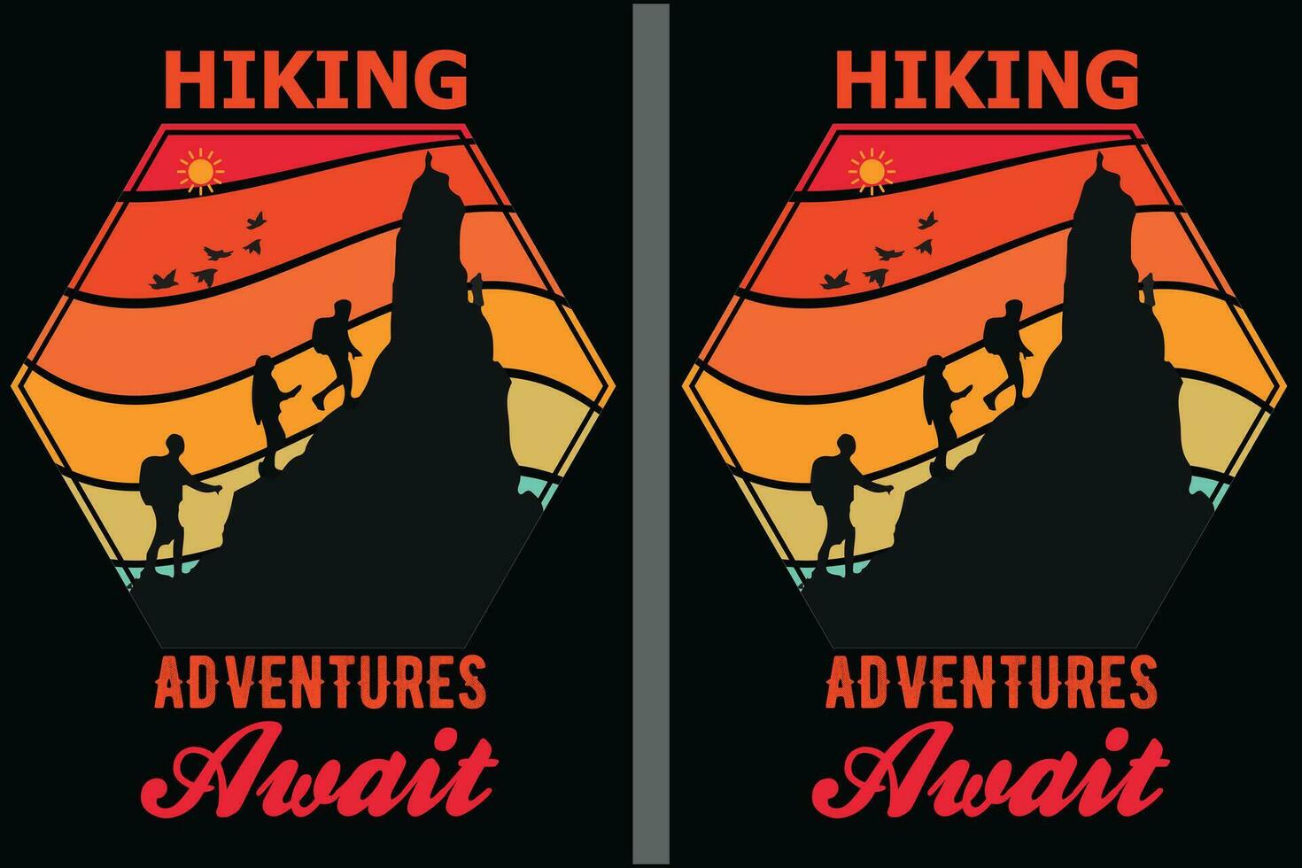 wandelen creatief t-shirt vector ontwerp, citaten over hiking, wijnoogst wandelen t shirt, hiking, camping,