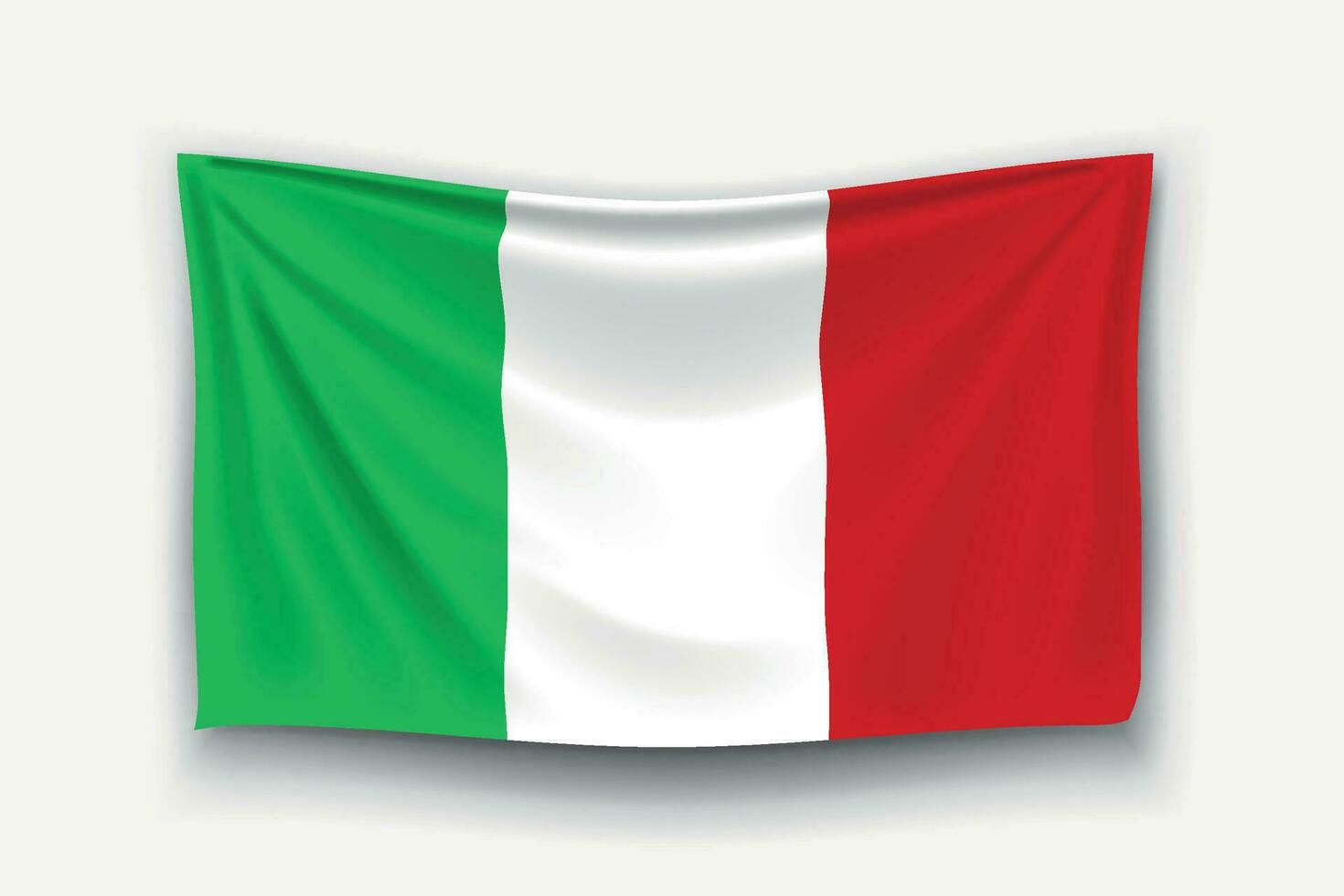 vlag van Italië vector