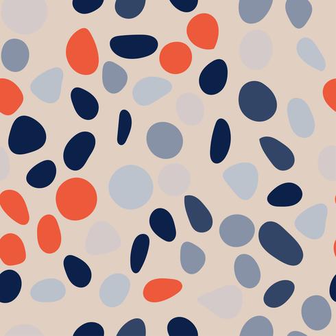 Terrazzo naadloos patroon. Imitatie van een Venetiaanse stenen vloer vector