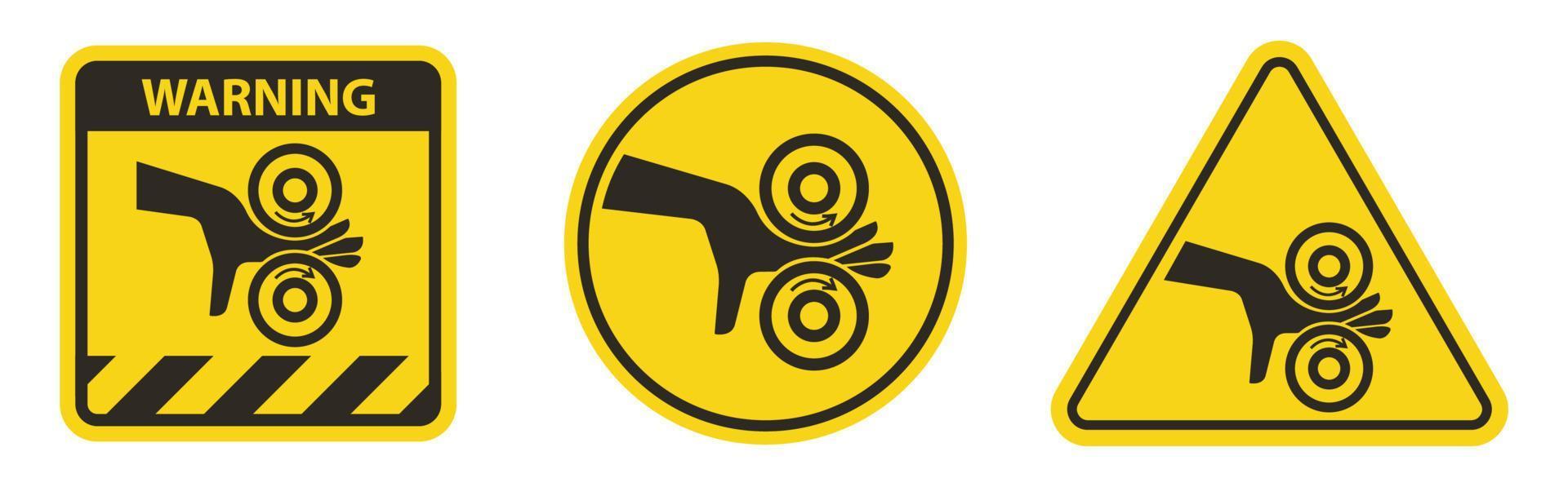 handverstrengeling rollen symbool teken, vector illustratie, isoleren op witte achtergrond label .eps10