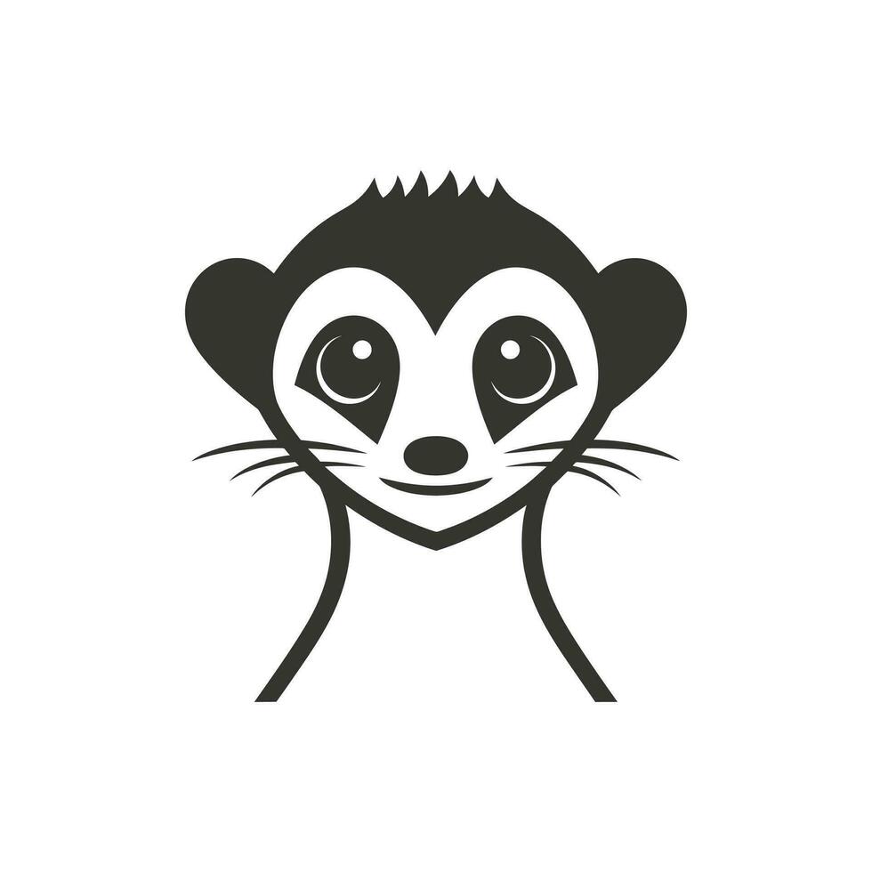 meerkat icoon Aan wit achtergrond - gemakkelijk vector illustratie