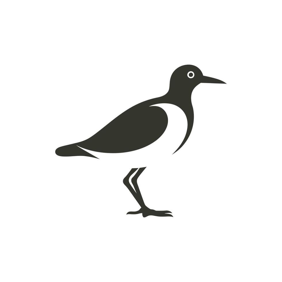 kievit vogel icoon Aan wit achtergrond - gemakkelijk vector illustratie