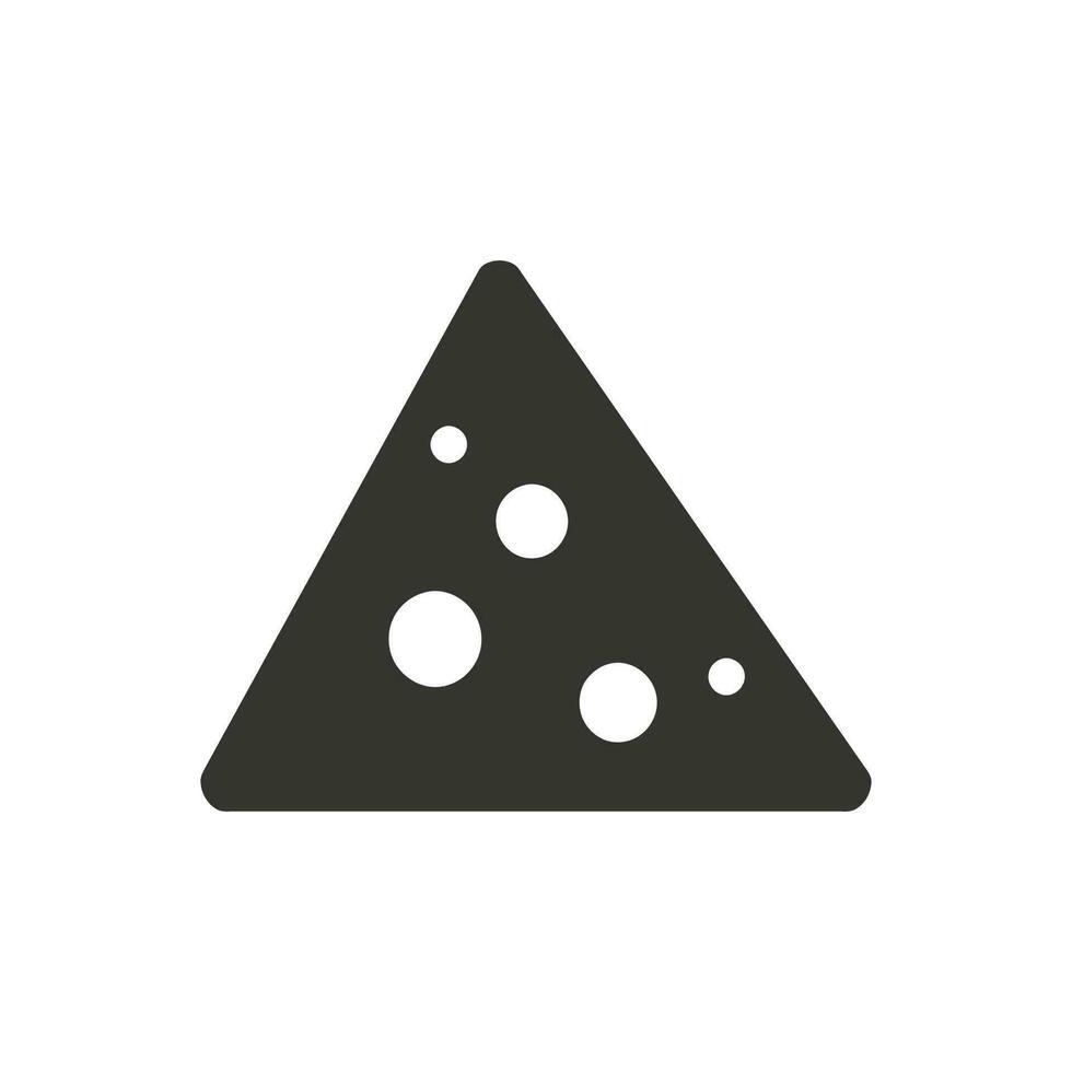 nacho kaas icoon Aan wit achtergrond - gemakkelijk vector illustratie