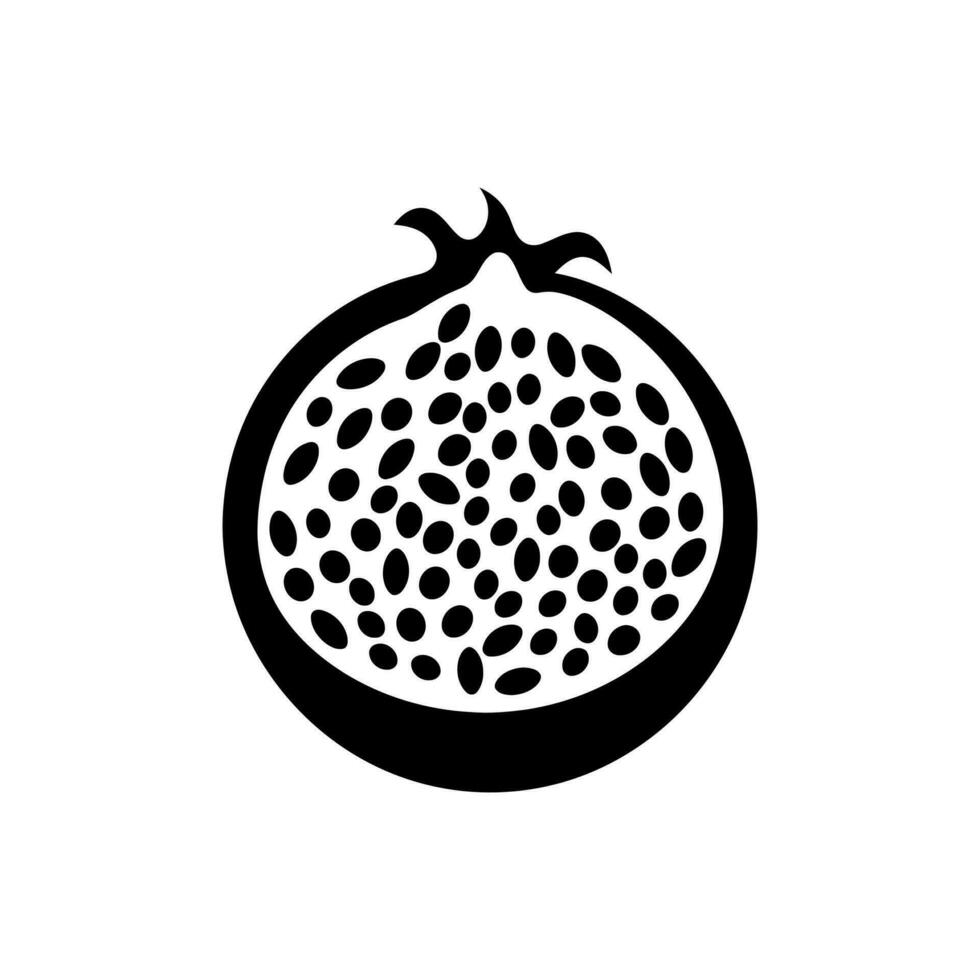 passie fruit icoon geïsoleerd Aan wit achtergrond vector