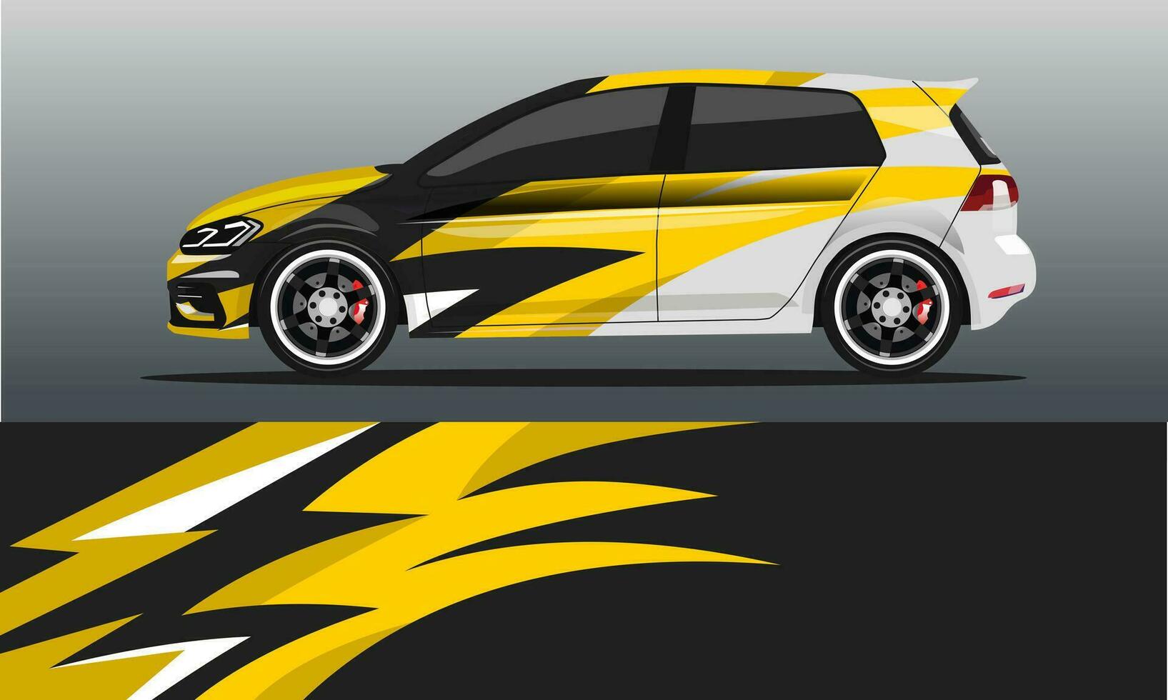 auto sticker wrap ontwerp vector. abstracte streep racen voor livery, voertuig, rally, race, auto. vector