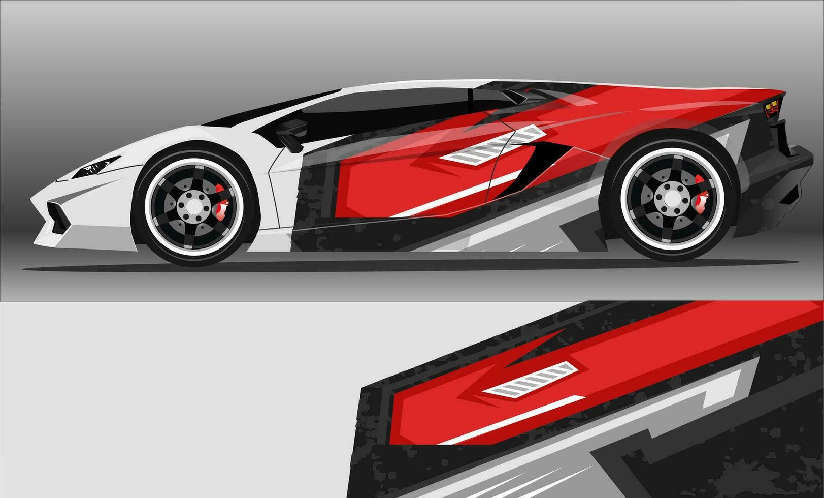 auto sticker wrap ontwerp vector. abstracte streep racen voor livery, voertuig, rally, race, auto. vector