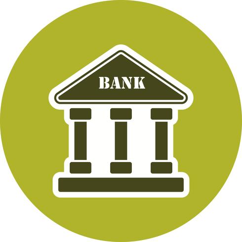 bank vector pictogram