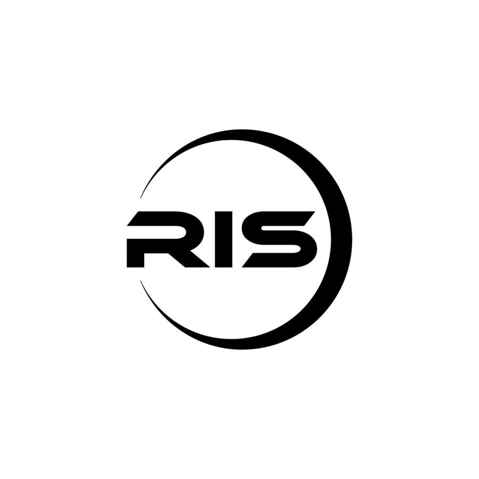 ris brief logo ontwerp, inspiratie voor een uniek identiteit. modern elegantie en creatief ontwerp. watermerk uw succes met de opvallend deze logo. vector