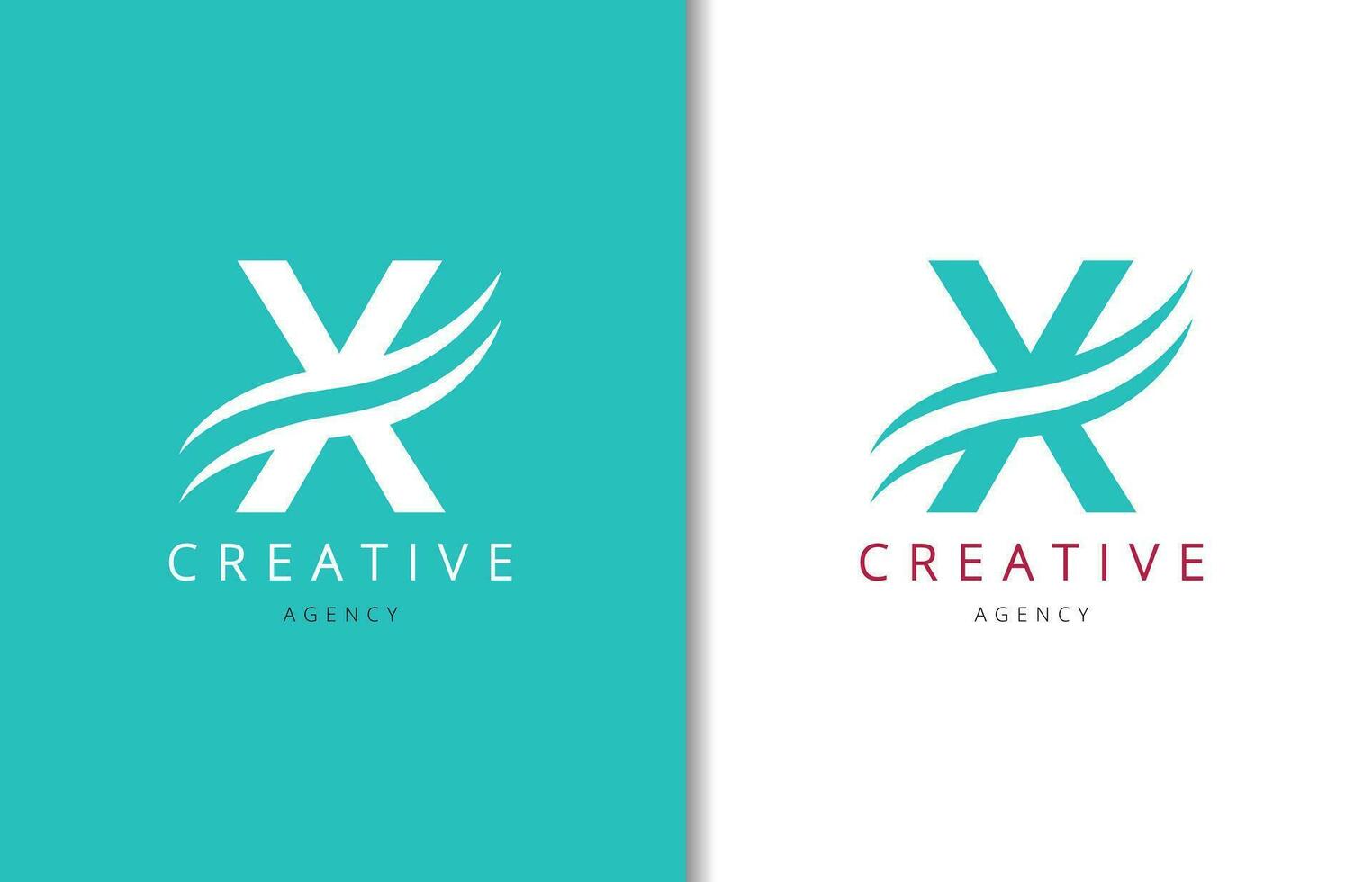 X brief logo ontwerp met achtergrond en creatief bedrijf logo. modern belettering mode ontwerp. vector illustratie