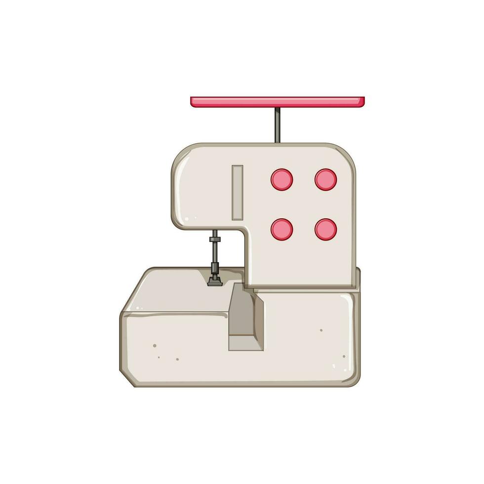 mode overlock tekenfilm vector illustratie